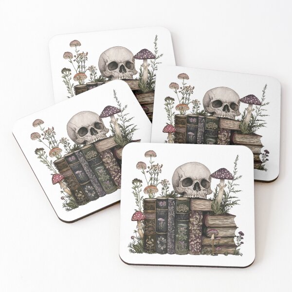 Item preview, Skull and Vintage Books designed and sold by Liededrom..