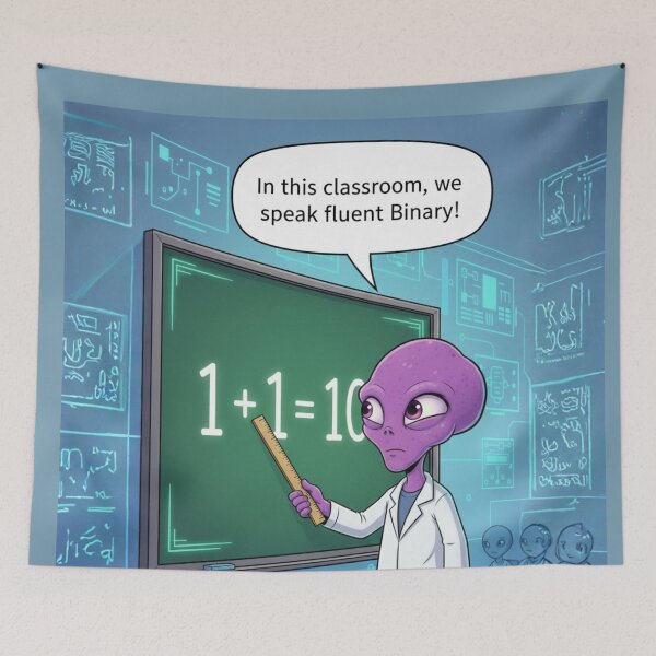 Item preview, Professor Zorp: Fluent In Binary designed and sold by Rose Collection Shop.