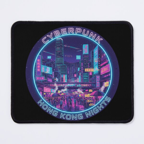 Item preview, Cyberpunk Hong Kong Nights – Futuristic Street Scene Edition designed and sold by Tily360.