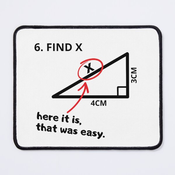 Item preview, Fin X Shirt Funny Sarcastic Math Geometry Student  designed and sold by purrfecute.