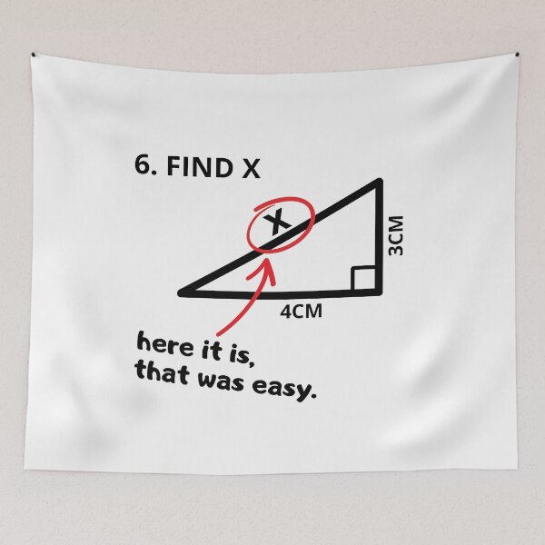 Item preview, Fin X Shirt Funny Sarcastic Math Geometry Student  designed and sold by purrfecute.