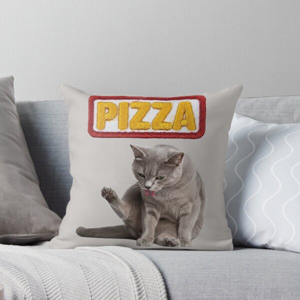 Item preview, Pizza – Dramatic Grooming Cat (Absurd) designed and sold by catastrocat.