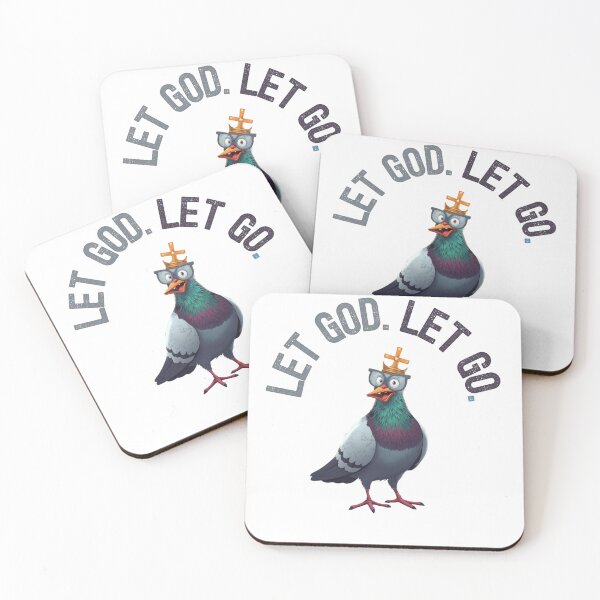 Item preview, Let God. Let go. unique Christian design designed and sold by BandGTees.