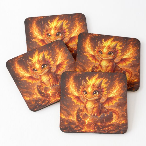 Artikelvorschau, Pyrelume der Zaubererdrache – Feuer-Wiedergeburt-Drachenjunges entworfen und verkauft von EpicDragons-.