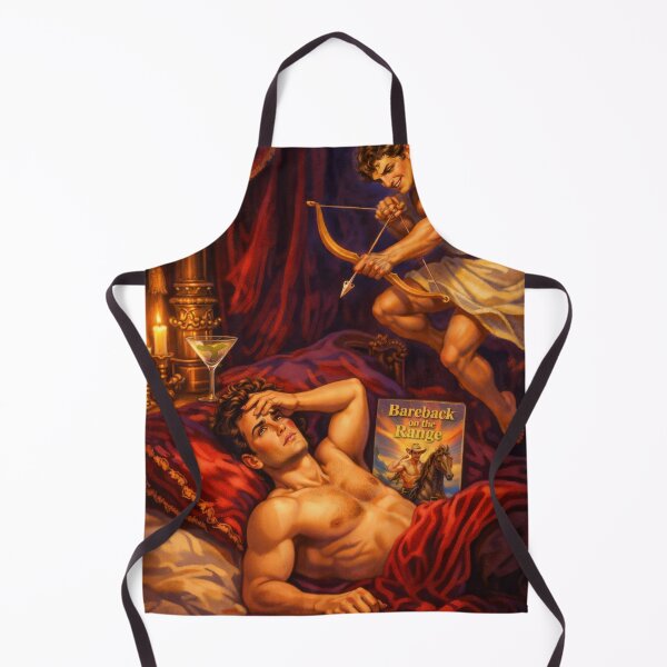 Item preview, Bareback on the Range - Lovestruck & Lovesick - Campy Gay Pulp Valentine designed and sold by kornkobart.