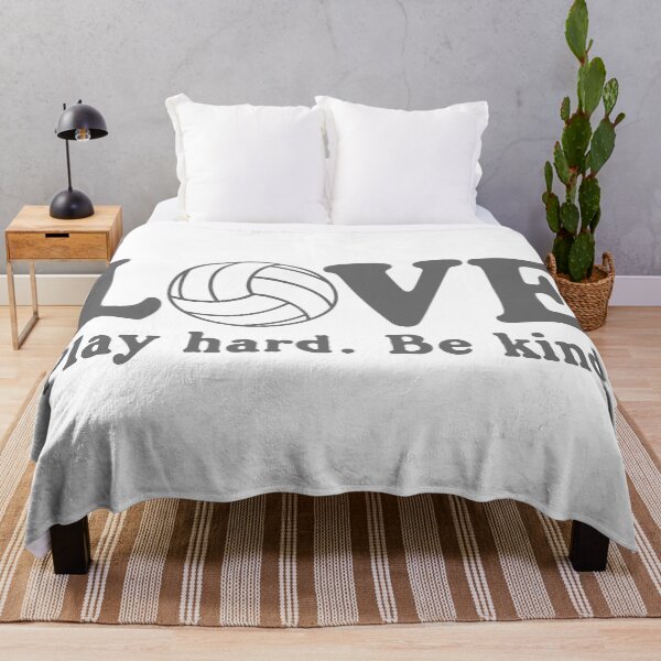 Item preview, LOVE Volleyball – Play Hard Be Kind Design designed and sold by furrydrool.
