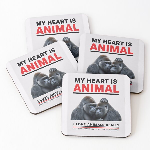 Item preview, GORILLAS KISS,, ZOOMAGICPUZZLE, 8K 1 designed and sold by ANIMALS IN LOVE - T- SHIRTS - Zoomagic Puzzle.
