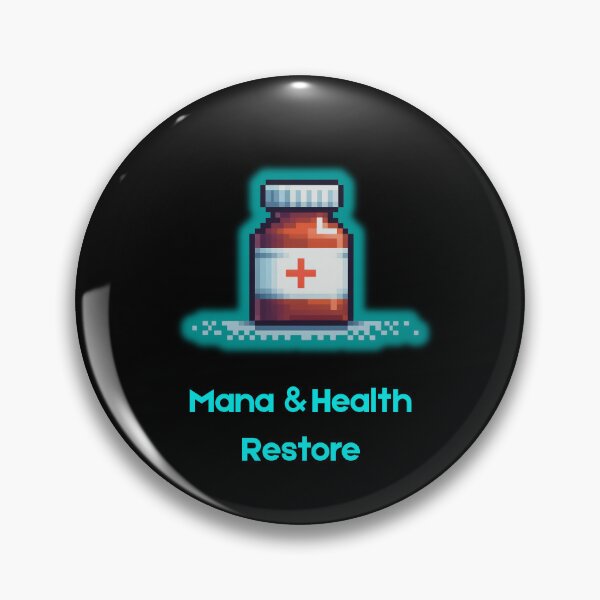 Item preview, RPG Potion Medicine Bottle - Mana & Health Restore designed and sold by JonyDG.