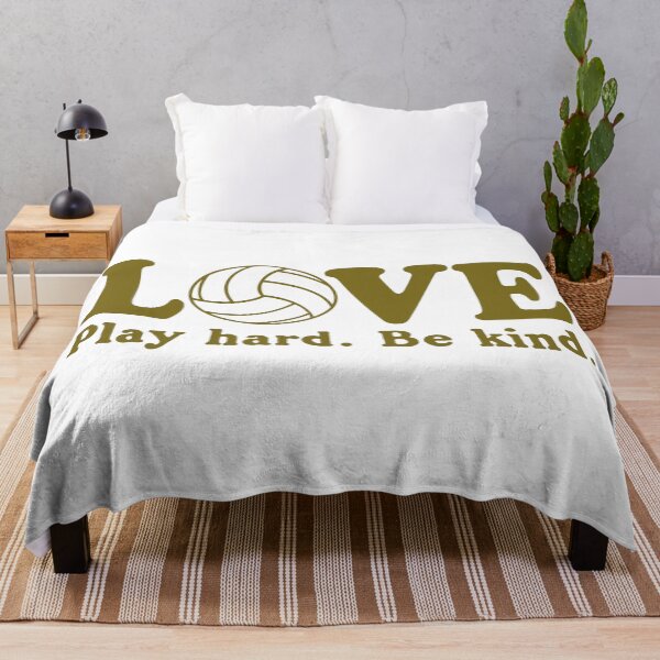 Item preview, LOVE Volleyball – Play Hard Be Kind Design designed and sold by furrydrool.