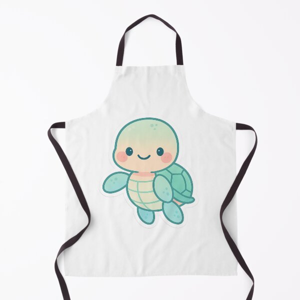 Item preview, Kawaii Happy Turtle Sticker designed and sold by StickMint.