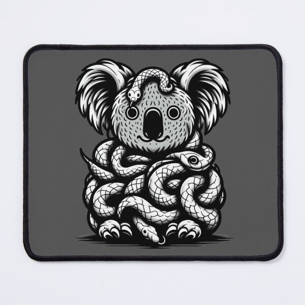 Item preview, GOTHIC KOALA AND SNAKE designed and sold by KoalaArtStudio.