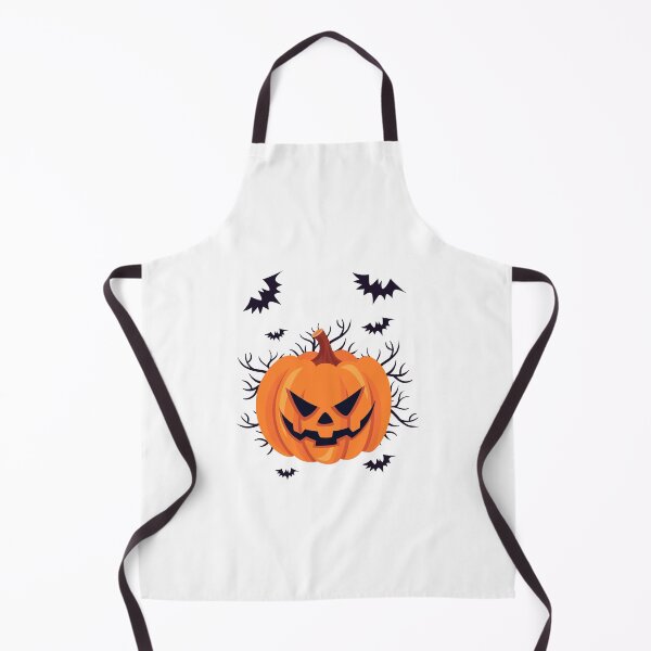 Item preview, Scary Halloween Pumpkin Face with Bats designed and sold by Horrify.