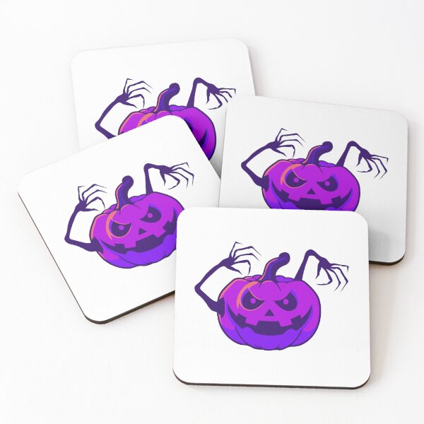 Item preview, Creepy Purple Pumpkin with Claw Hands – Halloween Jack O Lantern designed and sold by Horrify.