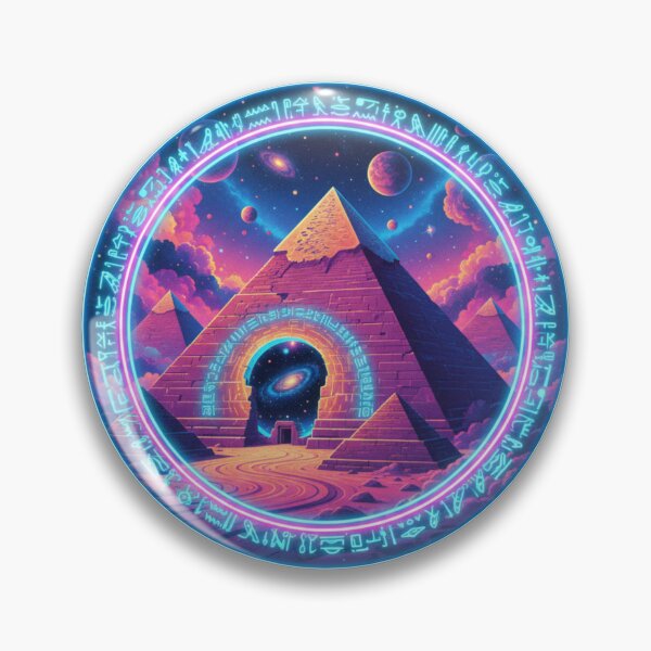 Item preview, Mystic Egyptian Pyramid Portal – Cosmic Gateway Edition designed and sold by Tily360.