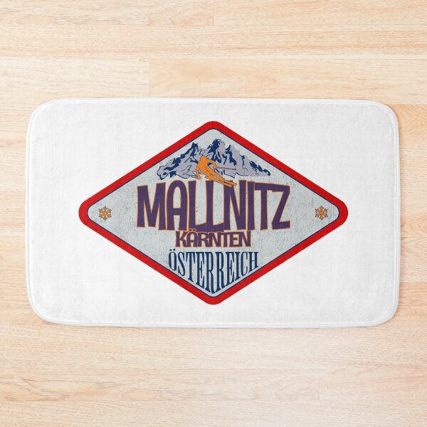 Item preview, Mallnitz, Kärnten, Osterreich, Austria, Vintage skiing badge design designed and sold by Wanderful-roads.