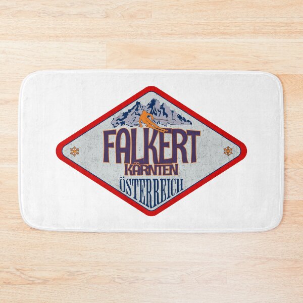 Item preview, Falkert, Kärnten, Osterreich, Austria, Vintage skiing badge design designed and sold by Wanderful-roads.