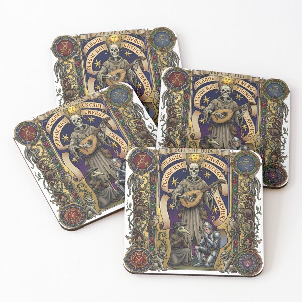 Item preview, Medieval Plague Rat Energy Crashers designed and sold by AnnDesignStudio.