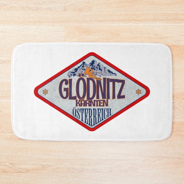 Item preview, Glödnitz, Kärnten, Osterreich, Austria, Vintage skiing badge design designed and sold by Wanderful-roads.