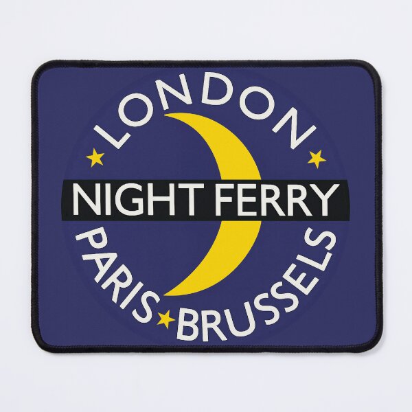 Item preview, London Paris Brussels Night Ferry Rail Train Route Emblem designed and sold by Maljonic.