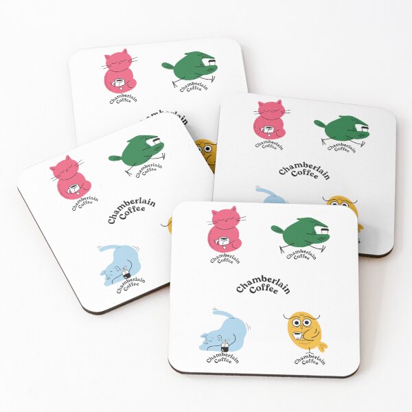Item preview, animals and coffee  designed and sold by delicate-pov.