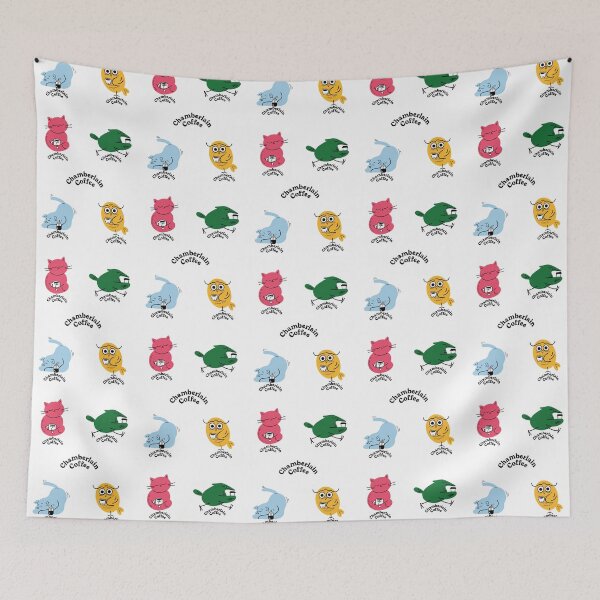 Item preview, animals and coffee  designed and sold by delicate-pov.