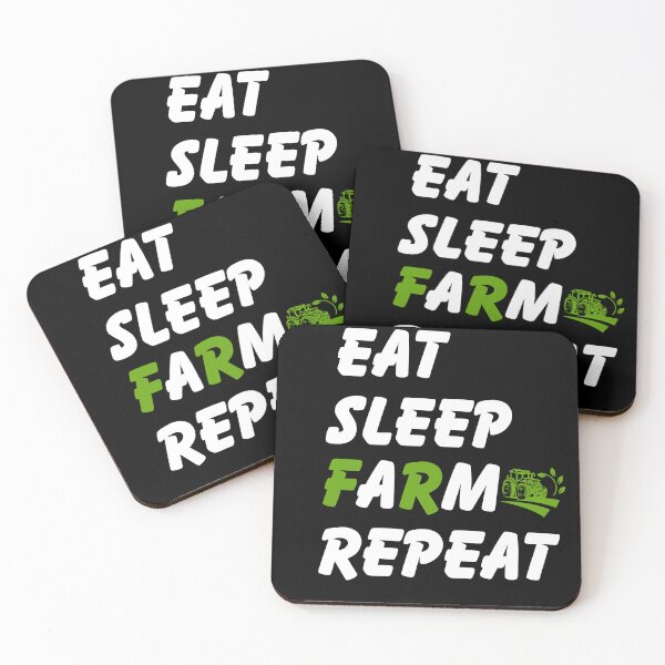 Item preview, Eat Sleep Farm Repeat – Funny Farming Life Design designed and sold by lahmar-abbou.