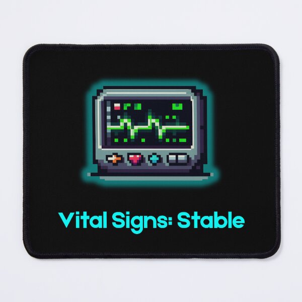 Item preview, Retro Flatline Monitor - Vital Signs: Stable designed and sold by JonyDG.