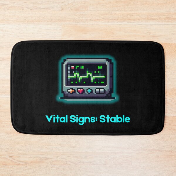 Item preview, Retro Flatline Monitor - Vital Signs: Stable designed and sold by JonyDG.