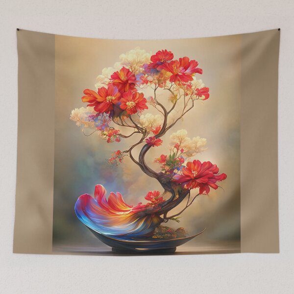 Item preview, Crimson Drift in a Petal Storm designed and sold by bloorose.
