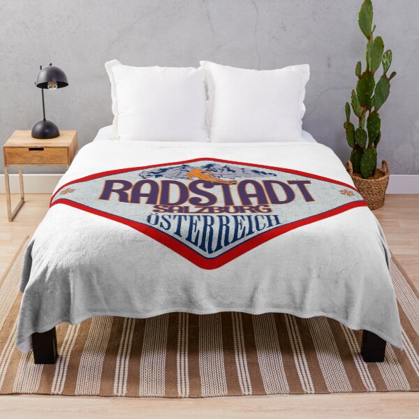 Item preview, Radstadt, Salzburg, Osterreich, Austria, Vintage skiing badge design designed and sold by Wanderful-roads.