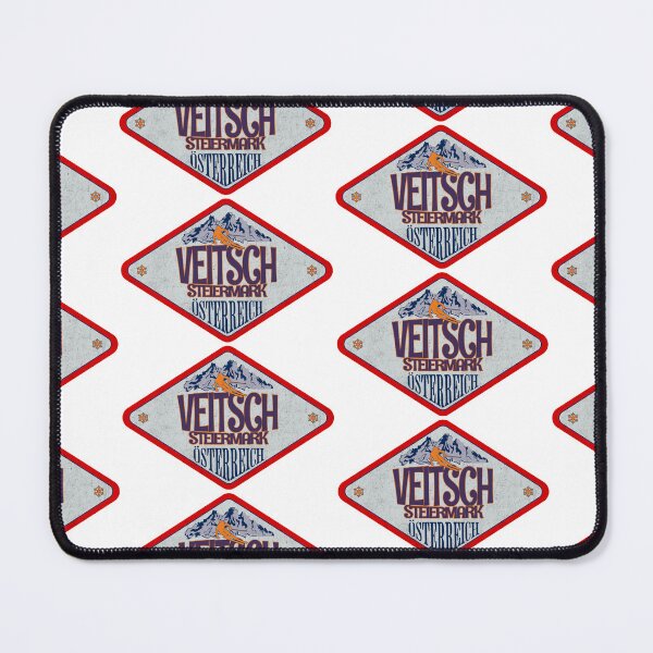Item preview, Veitsch, Steiermark, Osterreich, Austria, Vintage skiing badge design designed and sold by Wanderful-roads.