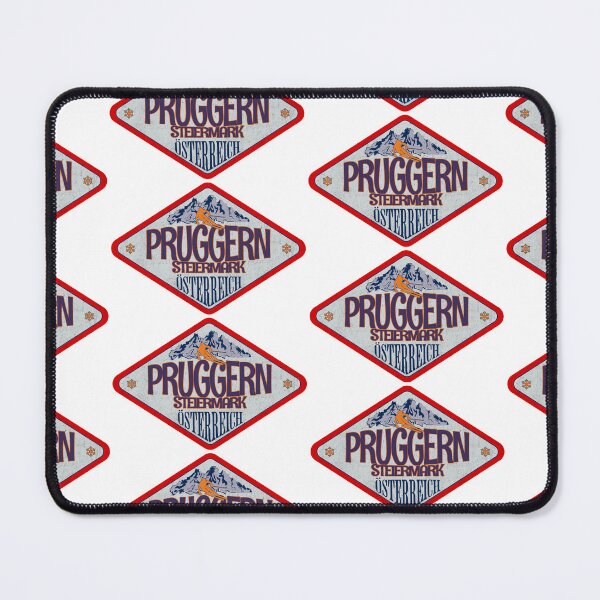 Item preview, Pruggern, Steiermark, Osterreich, Austria, Vintage skiing badge design designed and sold by Wanderful-roads.