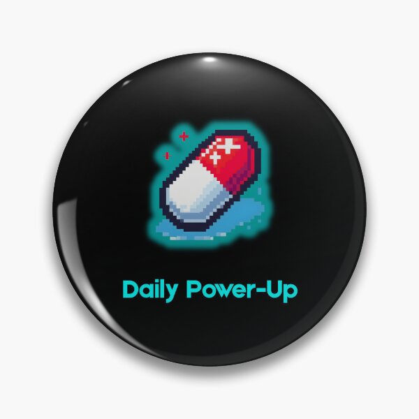 Item preview, Pixel Art Chill Pill - Daily Power-Up designed and sold by JonyDG.