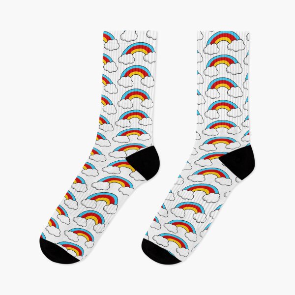 Item preview, Primary Rainbow in the Clouds designed and sold by HarveyHandcraftsandDesigns.