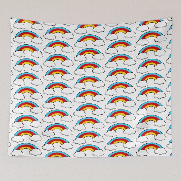 Item preview, Primary Rainbow in the Clouds designed and sold by HarveyHandcraftsandDesigns.