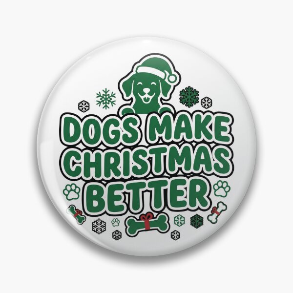 Item preview, Dogs Make Christmas Better | Cute Dog Lover Holiday Design designed and sold by DreamyDesigns17.