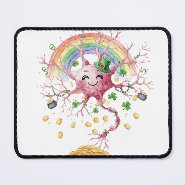 Item preview, Neuro Shamrock: The Lucky Neuron designed and sold by Anastasiia Yurevych.