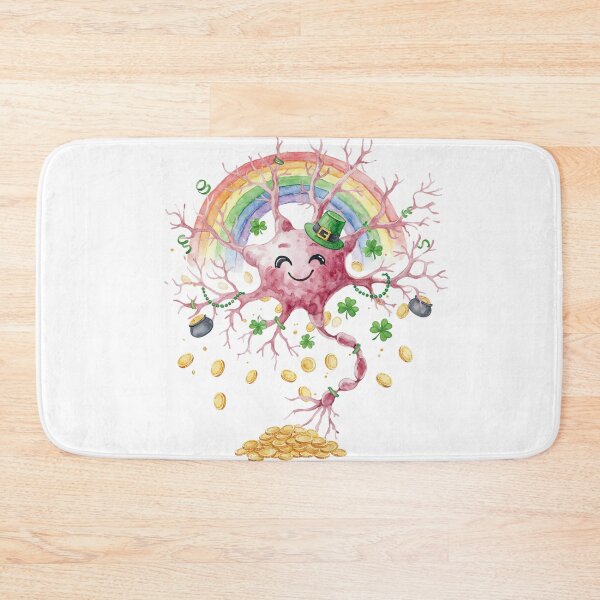 Item preview, Neuro Shamrock: The Lucky Neuron designed and sold by Anastasiia Yurevych.
