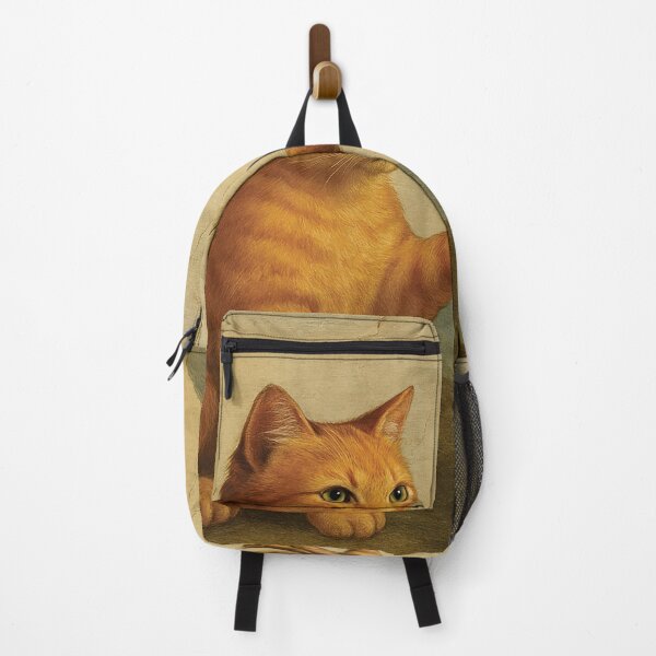 Item preview, Funny Cat Creation Art – Michelangelo Parody Print designed and sold by Gold Turtle Lina.
