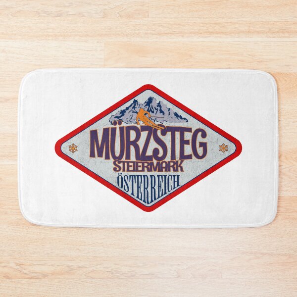 Item preview, Mürzsteg, Steiermark, Osterreich, Austria, Vintage skiing badge design designed and sold by Wanderful-roads.