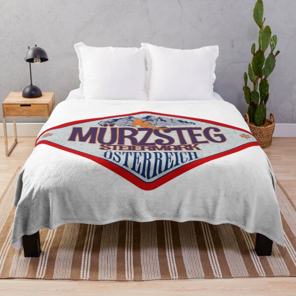 Item preview, Mürzsteg, Steiermark, Osterreich, Austria, Vintage skiing badge design designed and sold by Wanderful-roads.