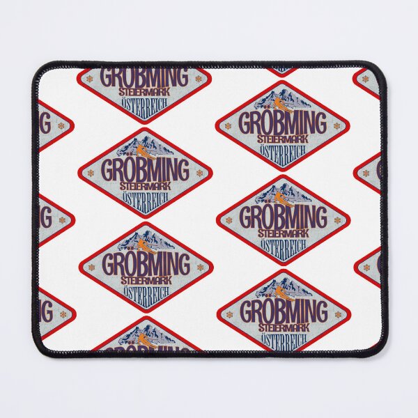 Item preview, Gröbming, Steiermark, Osterreich, Austria, Vintage skiing badge design designed and sold by Wanderful-roads.
