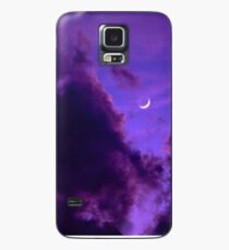 Cloudy Purple Moon Case/Skin for Samsung Galaxy
