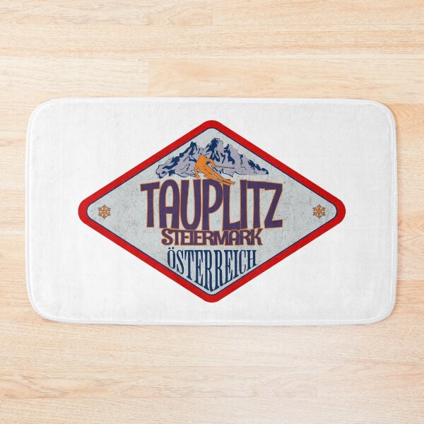 Item preview, Tauplitz, Steiermark, Osterreich, Austria, Vintage skiing badge design designed and sold by Wanderful-roads.