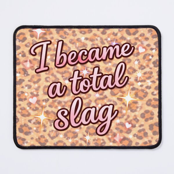 Item preview, I Became A Total Slag Leopard Print Notebook designed and sold by ArcanePrintsxo.