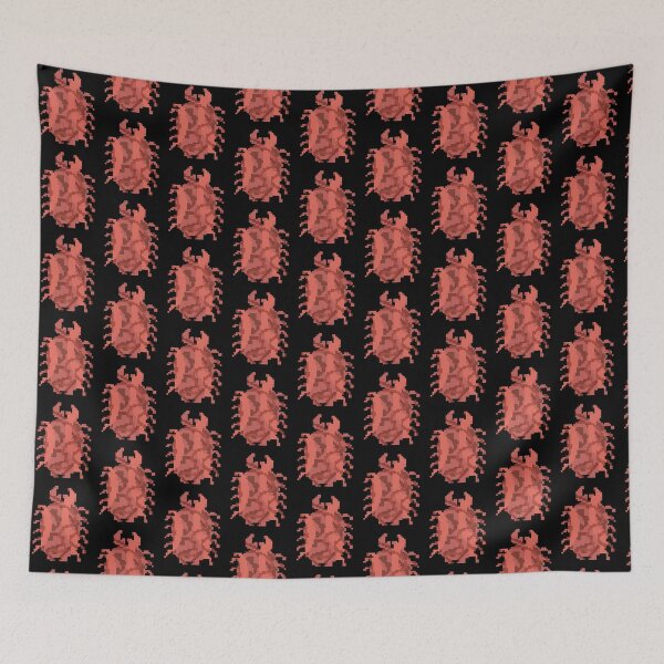 Item preview, Pixel creepy red bug designed and sold by Confusedcows.