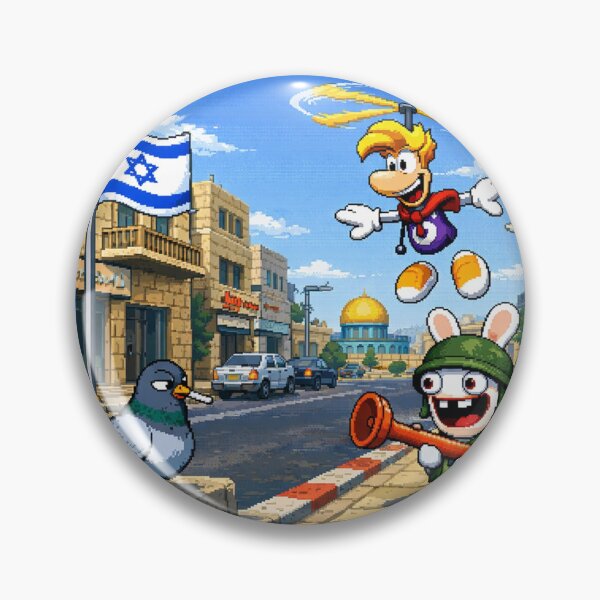 Item preview, Rabbids Travel To Israel To Meet Pigeon designed and sold by Ratch2929.