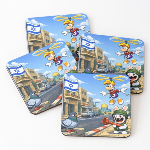 Item preview, Rabbids Travel To Israel To Meet Pigeon designed and sold by Ratch2929.