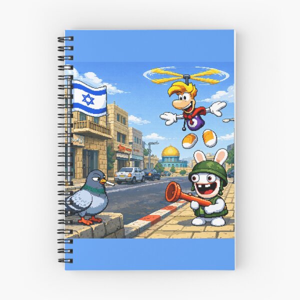 Item preview, Rabbids Travel To Israel To Meet Pigeon designed and sold by Ratch2929.