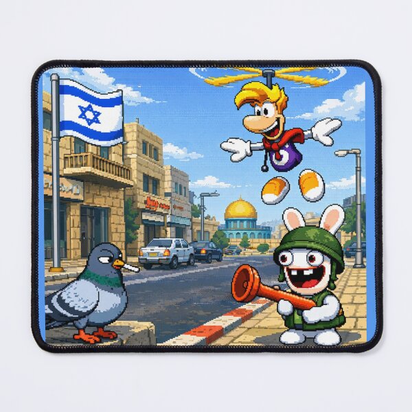 Item preview, Rabbids Travel To Israel To Meet Pigeon designed and sold by Ratch2929.